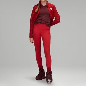 Team Canada Fast and Free Brushed Nulux High-Rise Tight 28" 
COC Logo